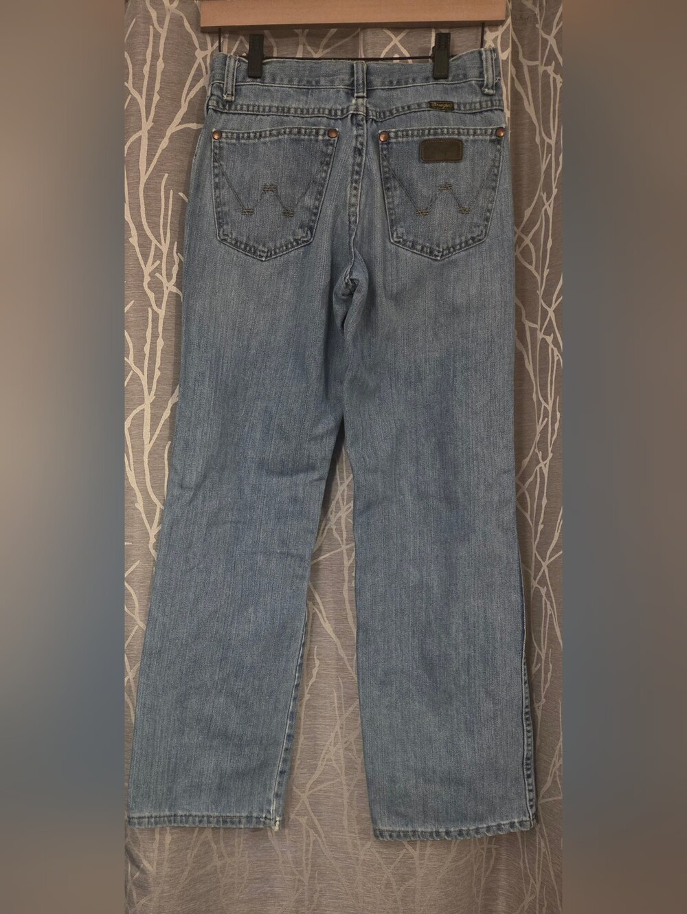 Wrangler Light Blue Kids' Boot Cut Jeans. Size 16 R